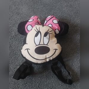 Disney Minnie Mouse Backpack Toddler Plush 12” x 11”